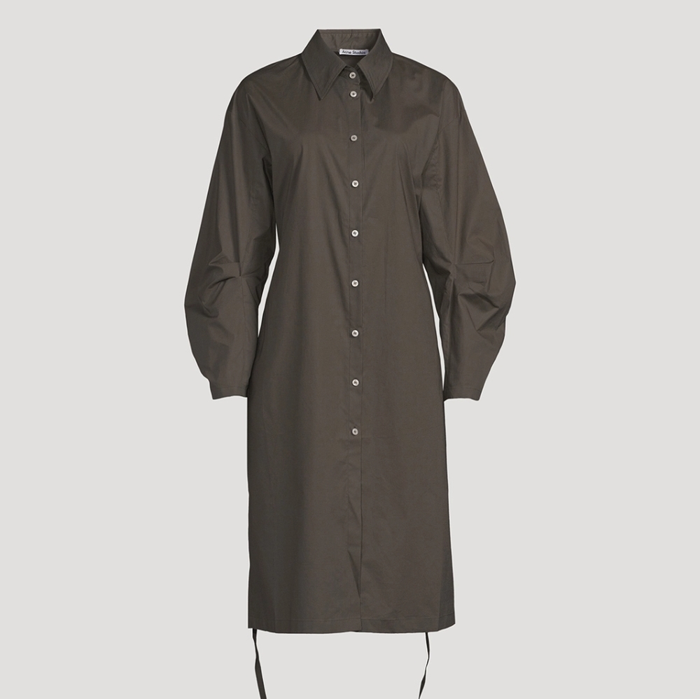 Acne Studios Cut-out Poplin Shirtdress 36 (4)
